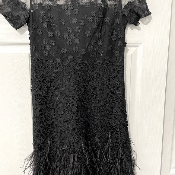 Elie Tahari dress with feathers - Picture 2 of 4